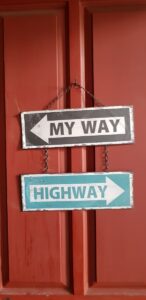 My Way signage
